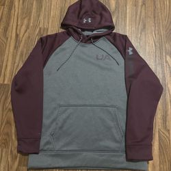 Under Armour Cold Gear * Men’s ColorBlock Fleece Hoodie * Large 