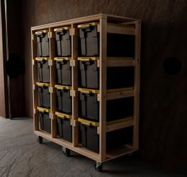 Quality Custom Storage Bin Racks