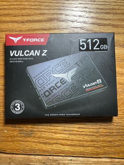 Team Group T-FORCE VULCAN Z 512 GB 2.5"  SATA III 3D NAND Internal Solid State Drive (SSD)