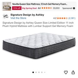 Free Memory foam Queen Mattress
