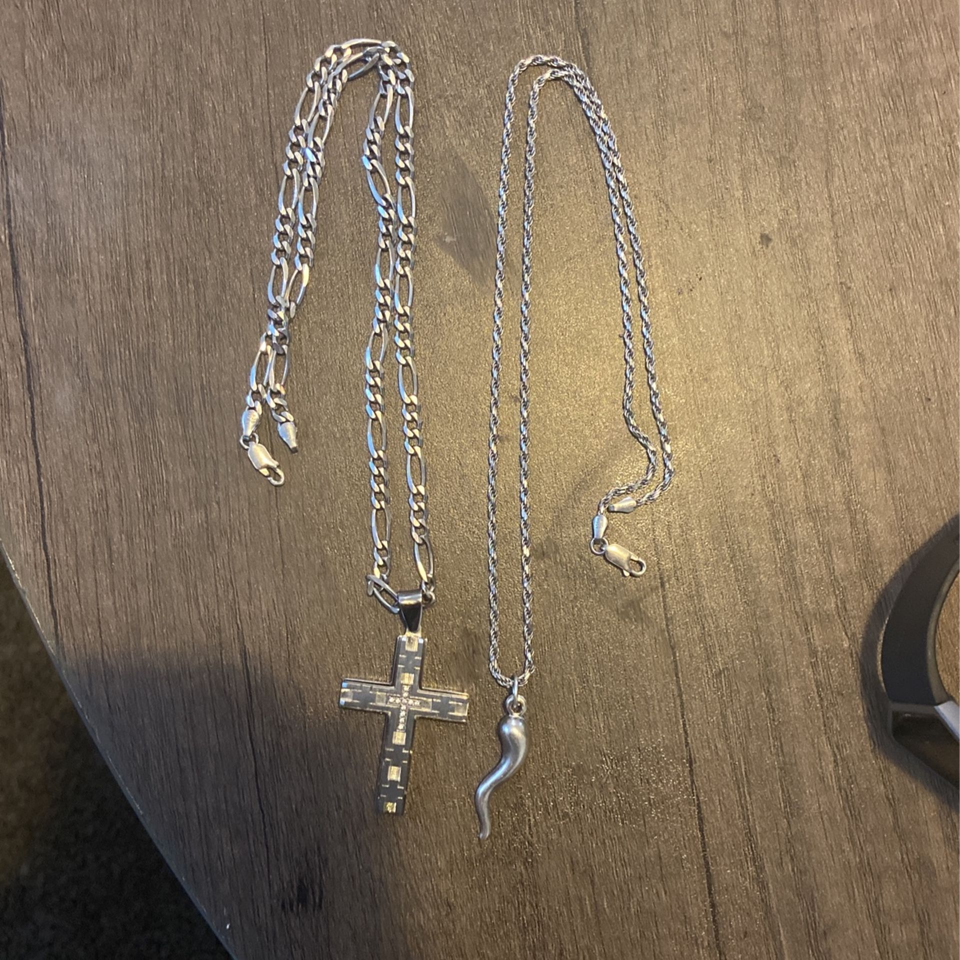 Silver Chains Solid N Charms