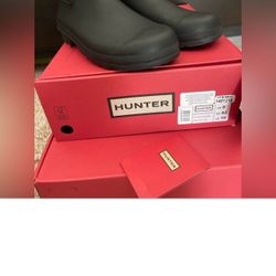 Hunyer Chelsea Rain Boot Black Size usa 10
