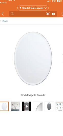 Frameless Mirror  