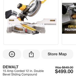 Dewalt Compound Saw 