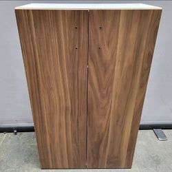 Wall Cabinet Set - Walnut Color/Design - Read Description Please
