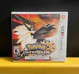 Pokemon Ultra Sun for Nintendo 3DS 2DS XL or “New” console handheld system Complete Pikachu