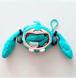 Hatsune Miku Plush Coin Purse Keychain