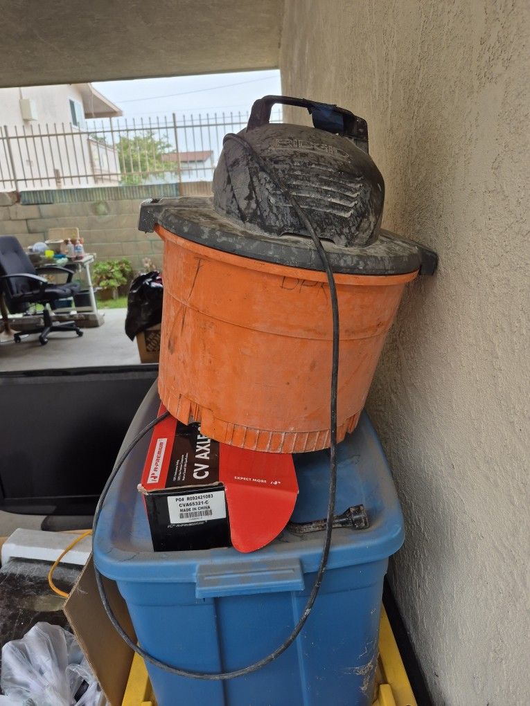 Vacuum for the car and it takes water too