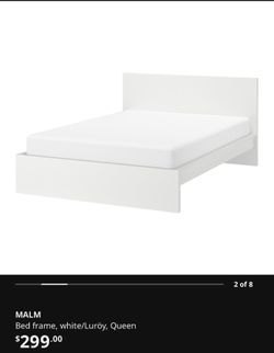 QUEEN IKEA MALM BED FRAME