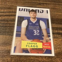 2025 Topps Living Set Cooper Flagg Rookie basketball card Dallas Mavericks Superstar Rookie of the Year Favorite