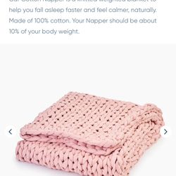 Bearaby Weighted Blanket Pink