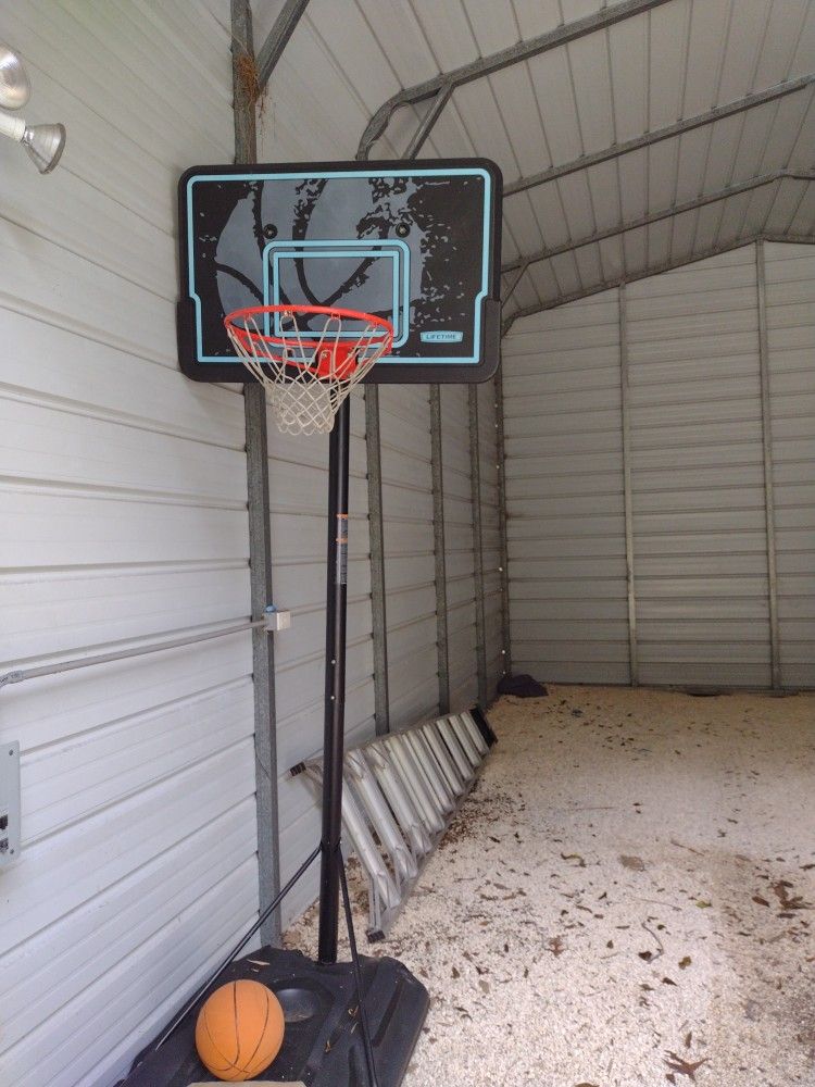 Basketball Hoop and Ball