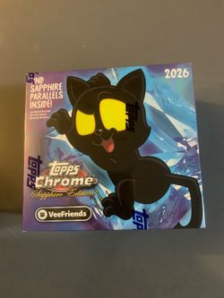 2026 Topps Chrome VeeFriends Sapphire Hobby Box Sealed Brand New