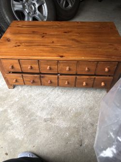 Two drawer coffee table