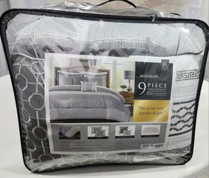 Addison Park 9pcs Comforter Set