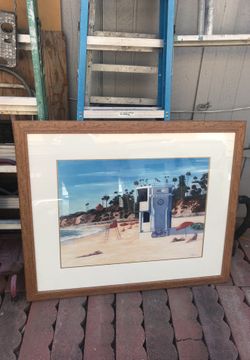 Beach photo/painting frame