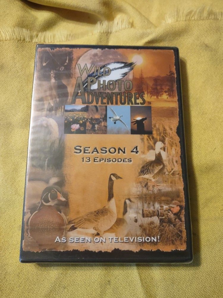 Brand New Factory Sealed Wild Photo Adventures DVD Season 4 13 Episodes