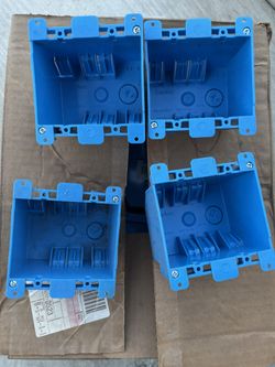 Old Work 2 Gang Plastic Electrical Box