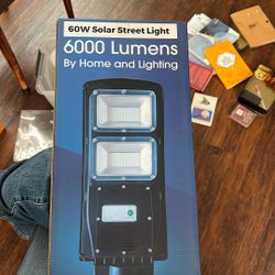 Solar 60 W Street Light 6000 Lumens By Home And Lighting