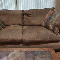 Beautiful Sofa Hardly Used With Matching Tables