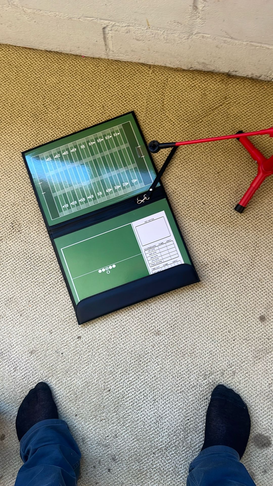 Football Board And Place Kicker Stand