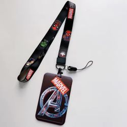 Disney - Marvel Avengers - Lanyard Keychain Cardholder USB Holder