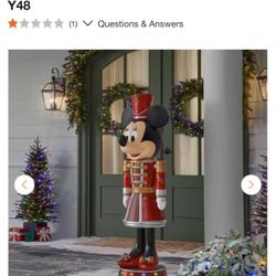 New Nutcracker Minnie Led 5Ft