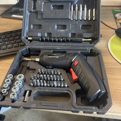 Cordless Electric Screw Driver With Sockets