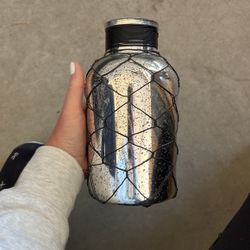 Glass Black Vase Home Decor Black Wire 