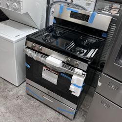 GE GAS 30” STAINLESS STEEL STOVE