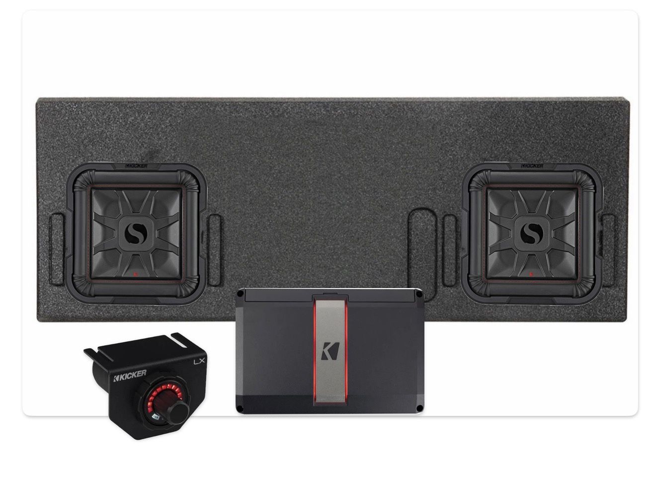 NEW SUBWOOFERS BOX AMP KICKER AUDIO FOR TOYOTA TUNDRA 2014-2021 Crew