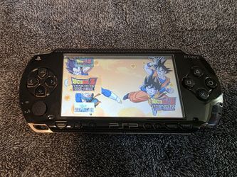 Playstation Psp 1000 Black Series Mod--ded Video Game Console 
