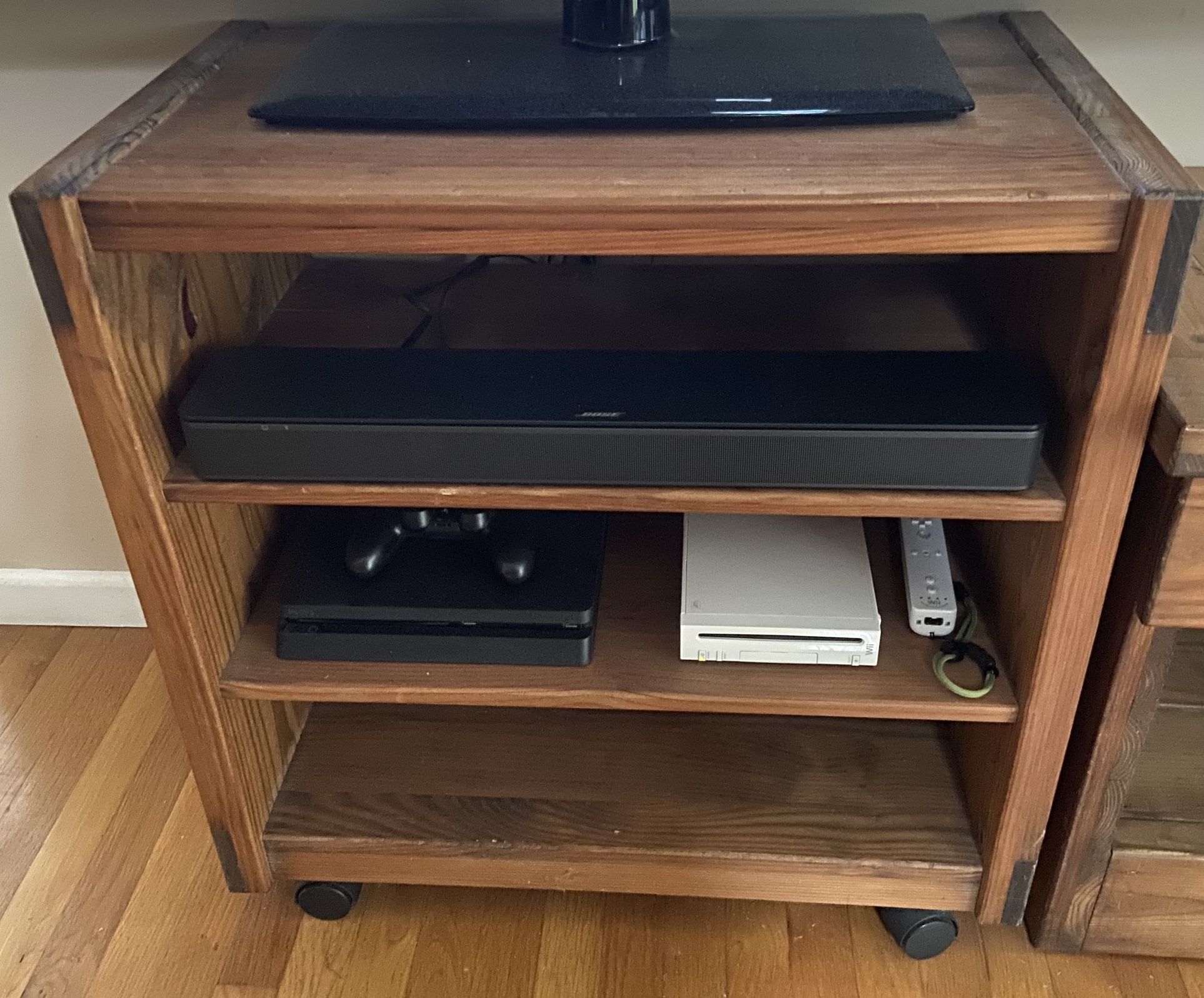 This End Up Wood TV Stand Bookcase Bookshelf
