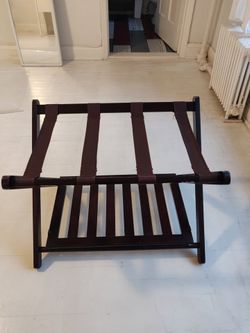 Solid Wood Folding Luggage racks, $22 each - I have 3 of them