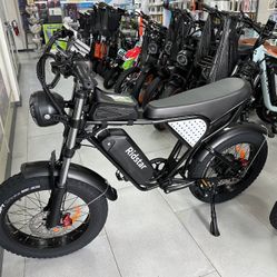 Ridstar Q20 Electric Bicycle 33MPH! Finance For $50 Down Payment!!