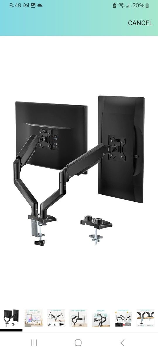 Dual Monitor Stand 17-32 Inch Screens $20