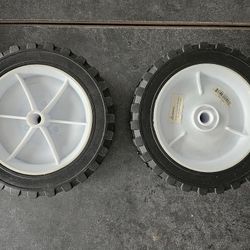 Pair Of 7 Inch Wheels For Wagon Or Dolly