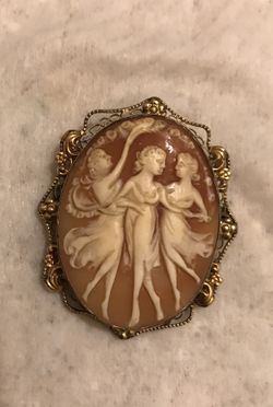 Van Dell cameo 12K Gold Filled