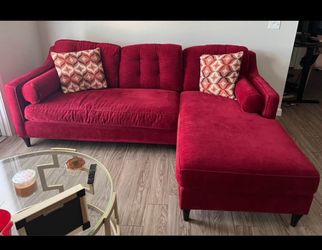 Red couch