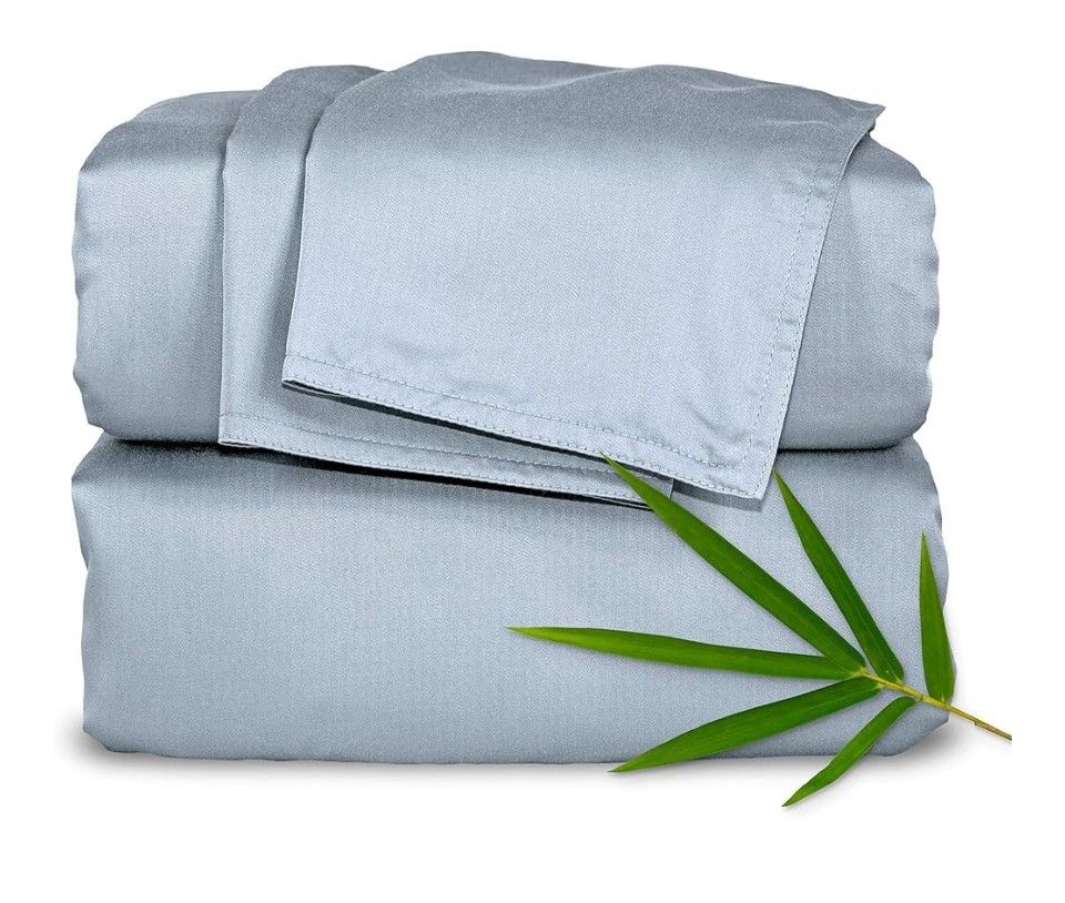 NEW King Sheet Set by Pure Bamboo, Sterling Blue