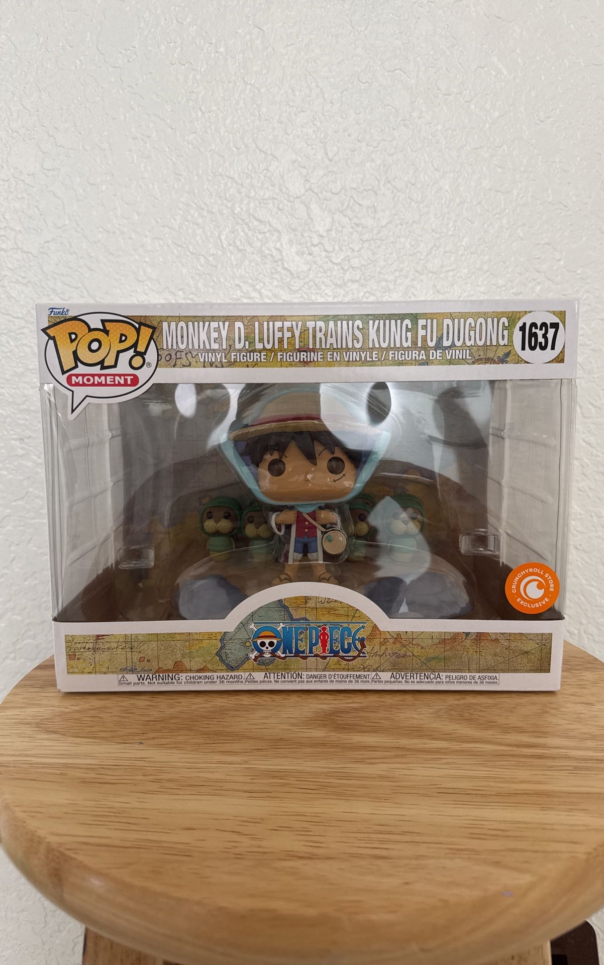 One Piece Funko Pop Monkey Luffy Trains Kung Fu Dudong