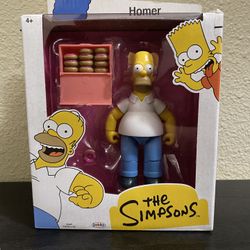 Jakks Pacific The Simpsons Homer Action Figure Kids Toy 2.5" NEW