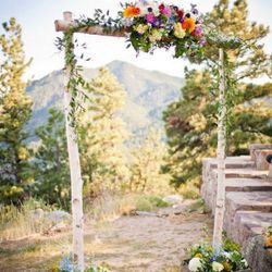 Birch Logs And Poles For Wedding Decor, Arrangements and Centerpieces
