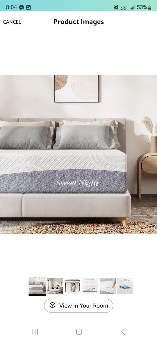 Queen Size 12" Memory Foam Mattress