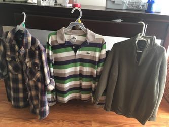 Boys shirt and sweeter