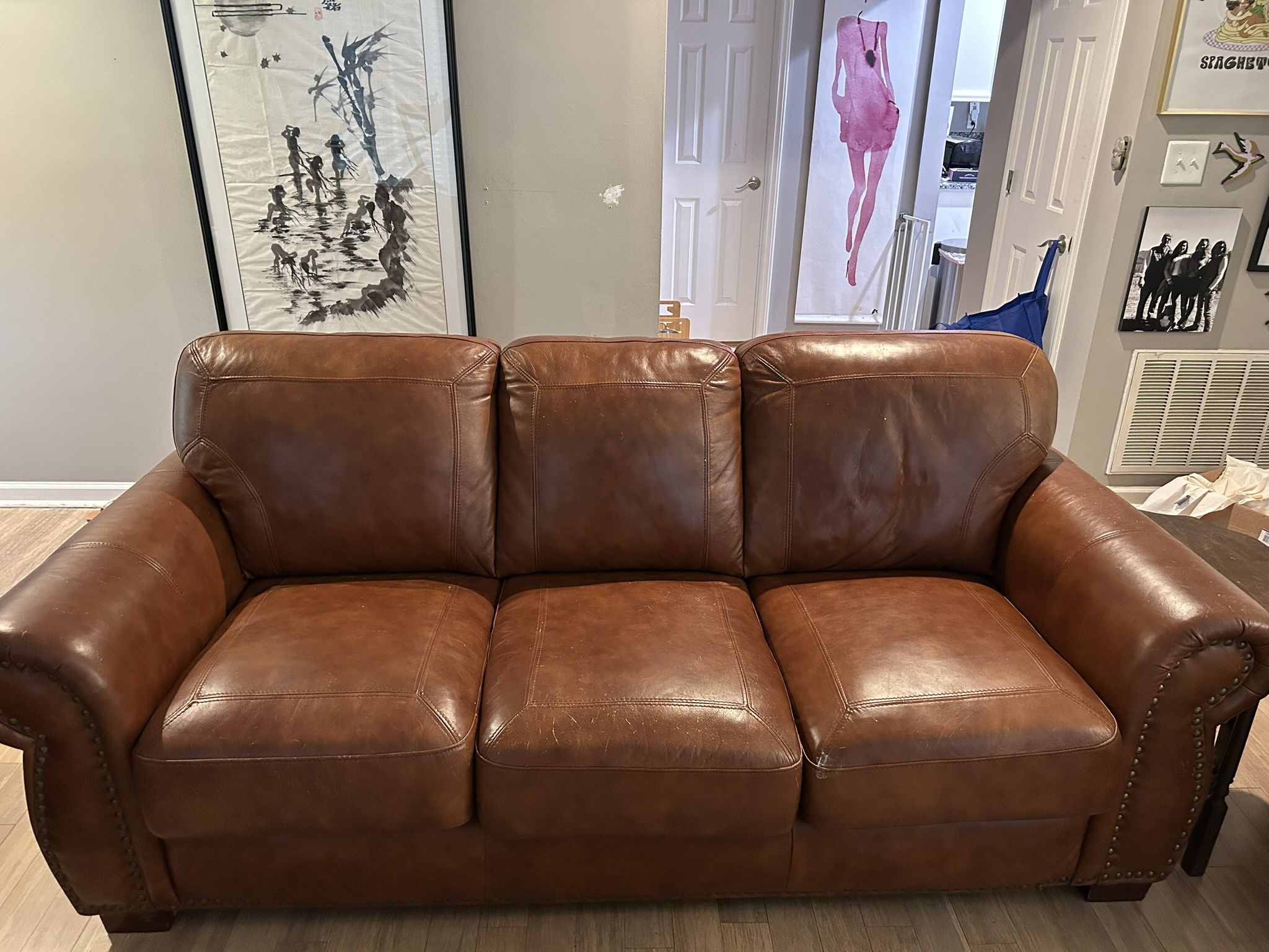 3 Piece Leather Furniture Set