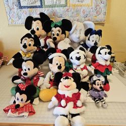 Disney Christmas Stuffed Animals