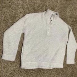 Cream colored aerie Sherpa Sweatshirt size S
