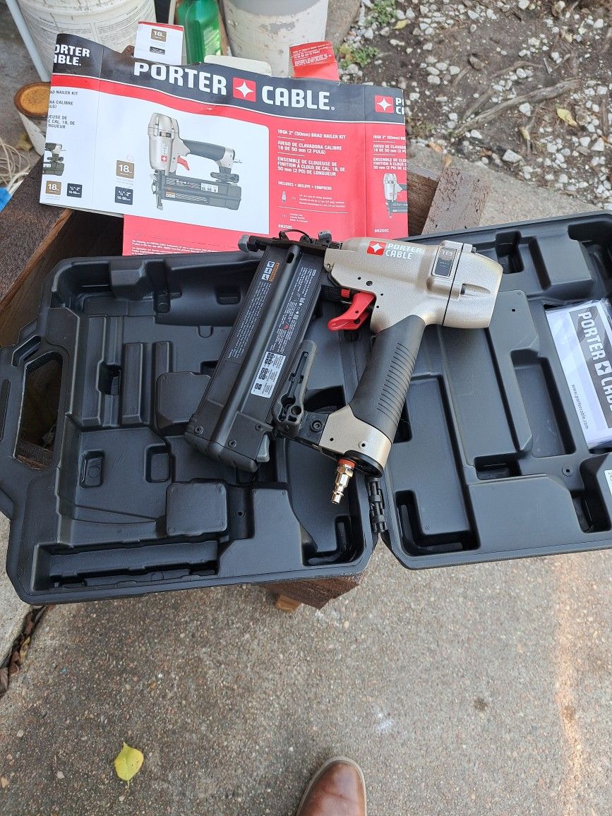 Pistola De Clavos #18 Air Nail Gun New