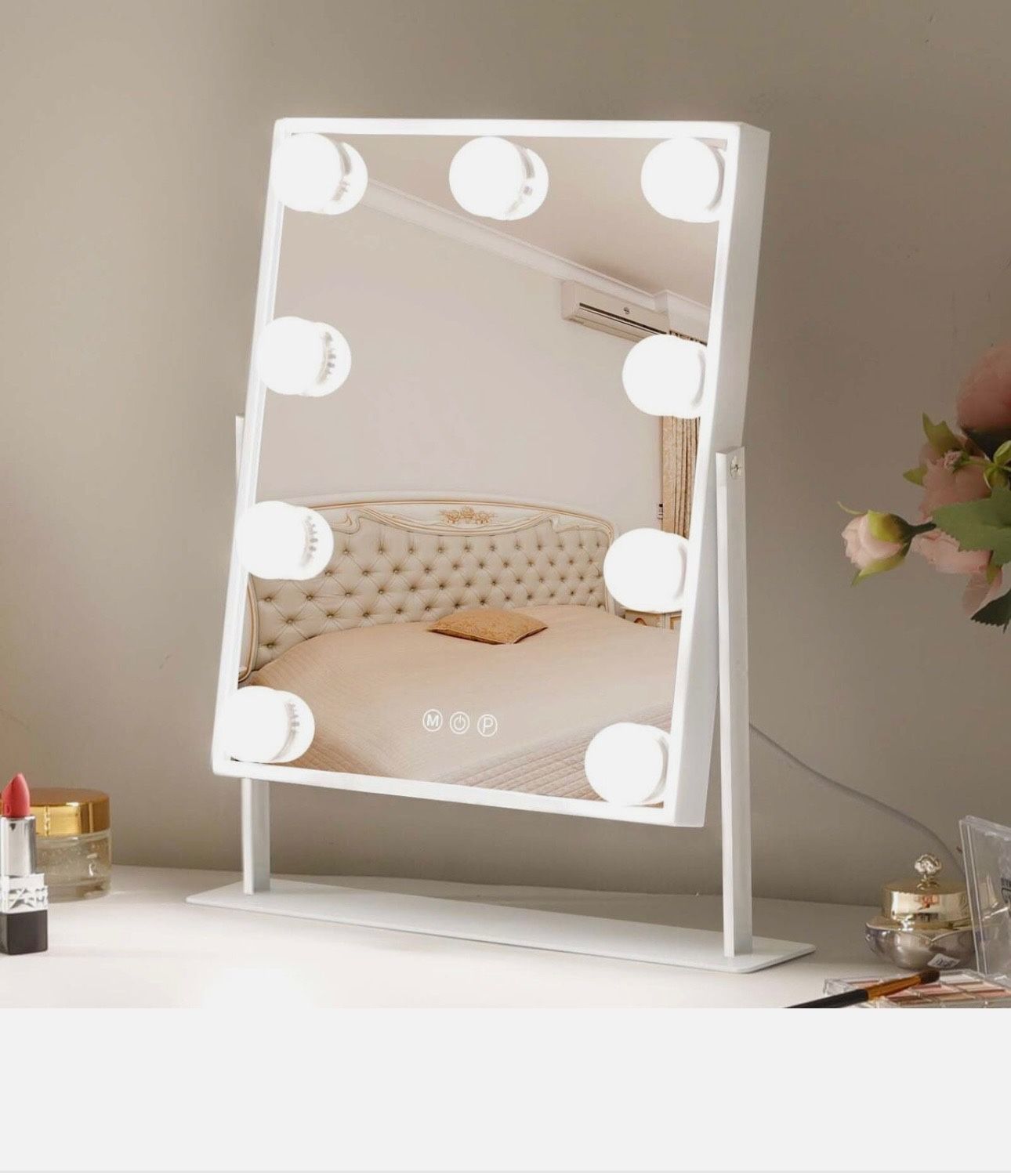 Hollywood Lighted Makeup Mirror